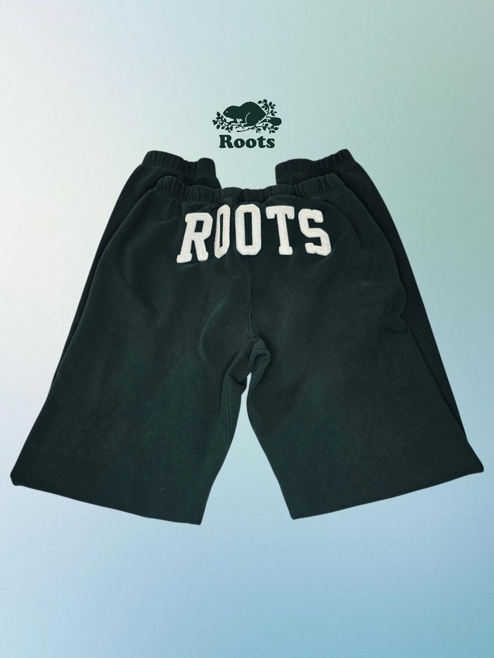 ROOTS Green Signature Logo Sweats - XXSmall